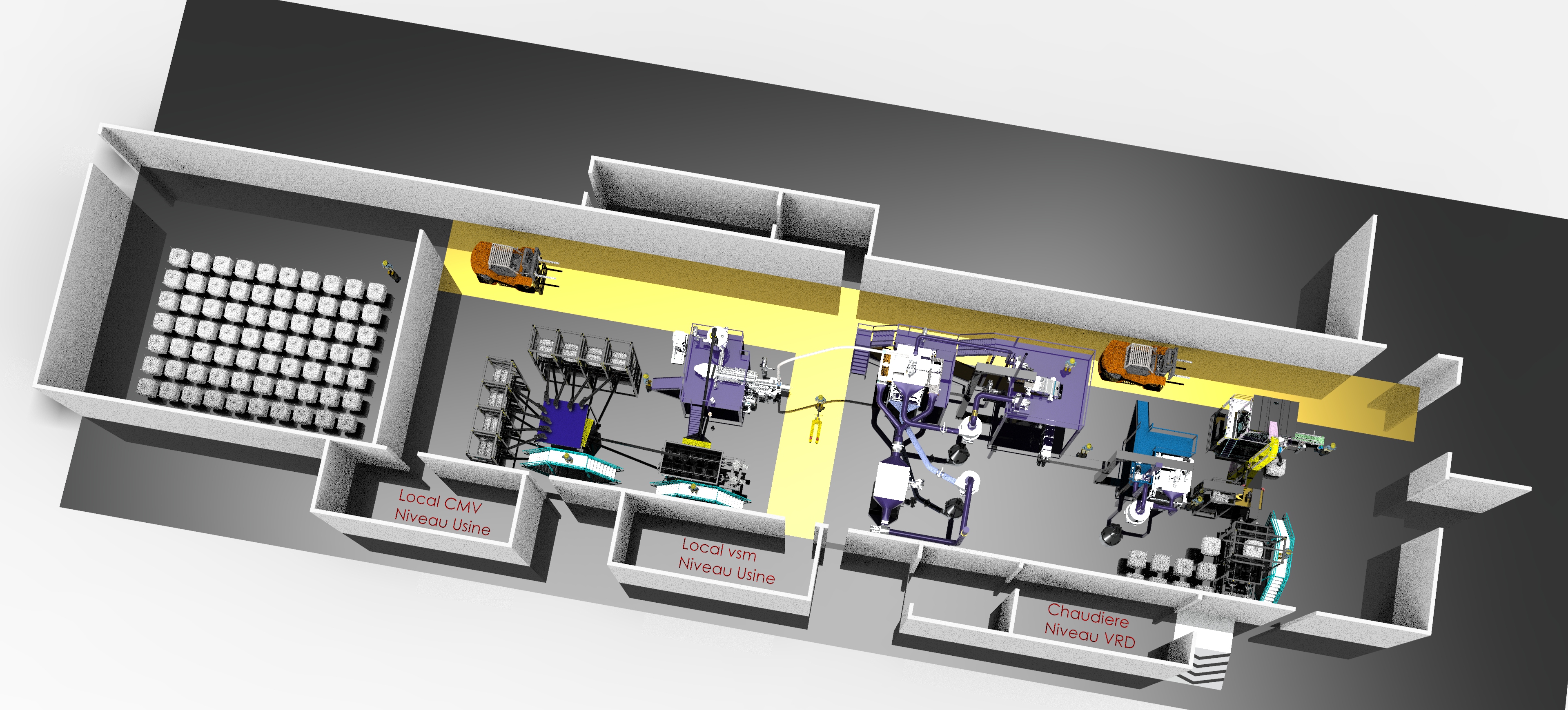 pet food factory rendering with keyshot